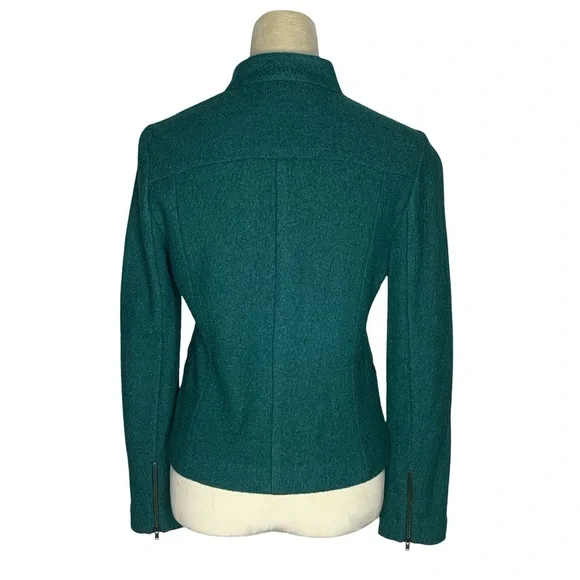 Talbots Wool Blend Green Jacket - Picture 3 of 6